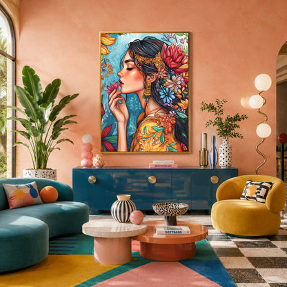 The Blooming Soul Maximalist Wall Art