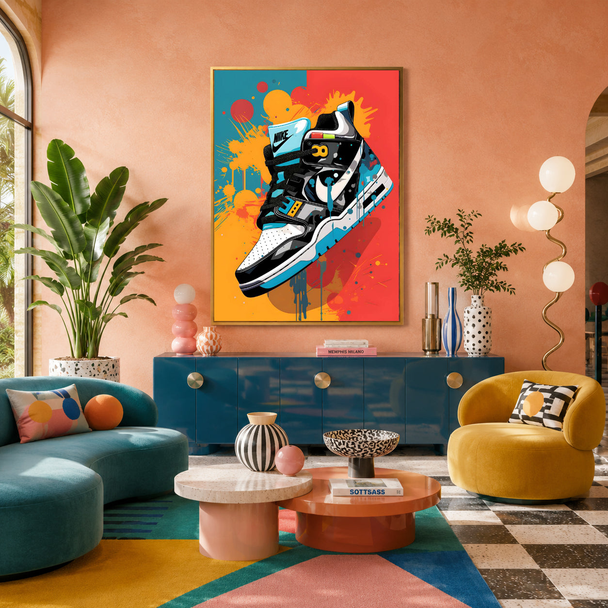 Hip-Hop Frequencies Maximalist Wall Art