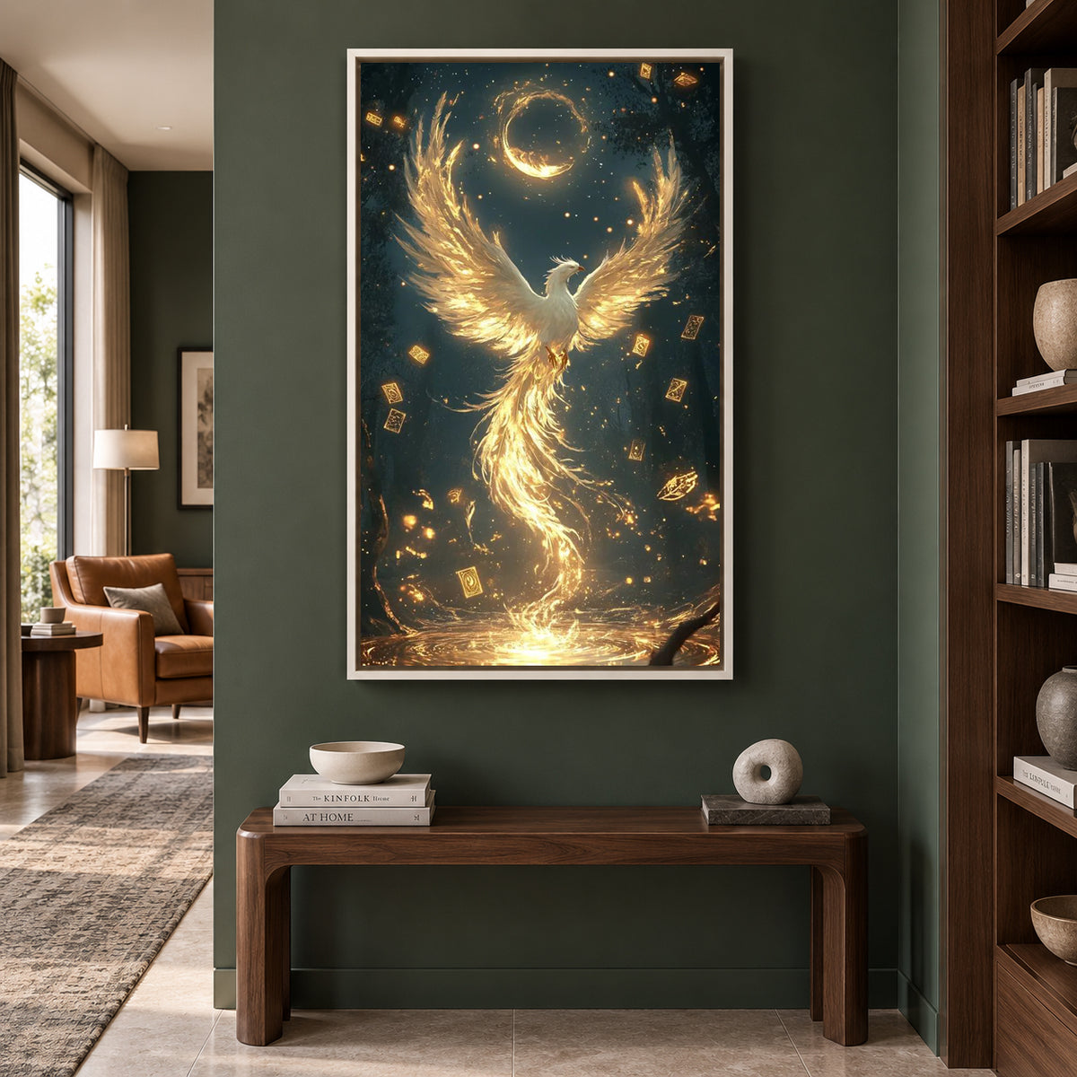 Phoenix Wall Art Luxury Canvas Artwork for Contemporary Interiors