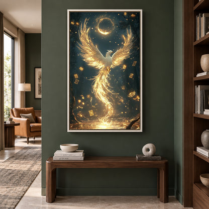 Phoenix Wall Art Luxury Canvas Artwork for Contemporary Interiors