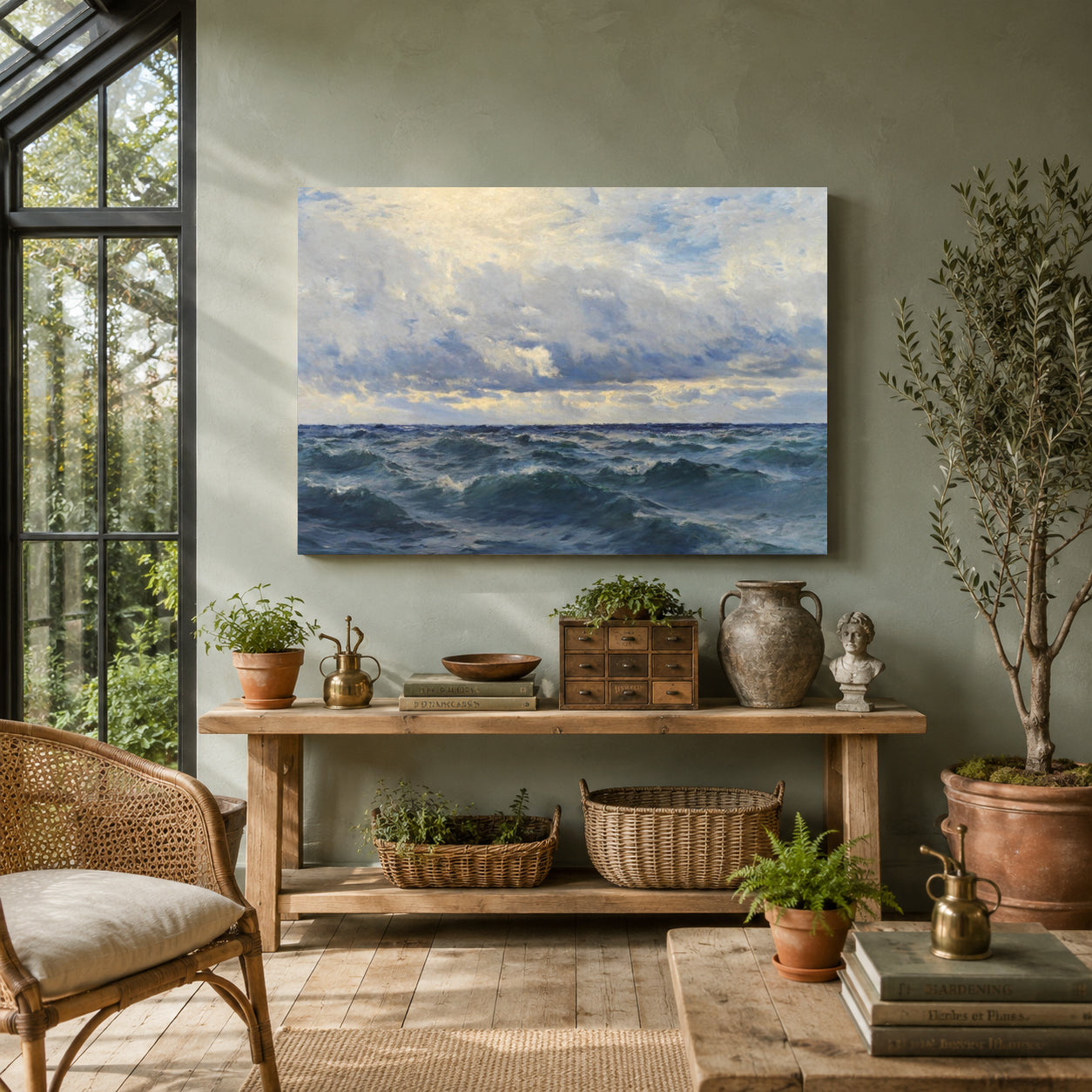 Ocean Waves Canvas Painting