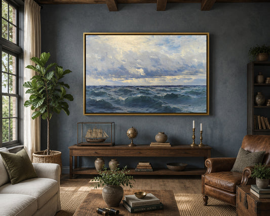 Ocean Waves Canvas Painting
