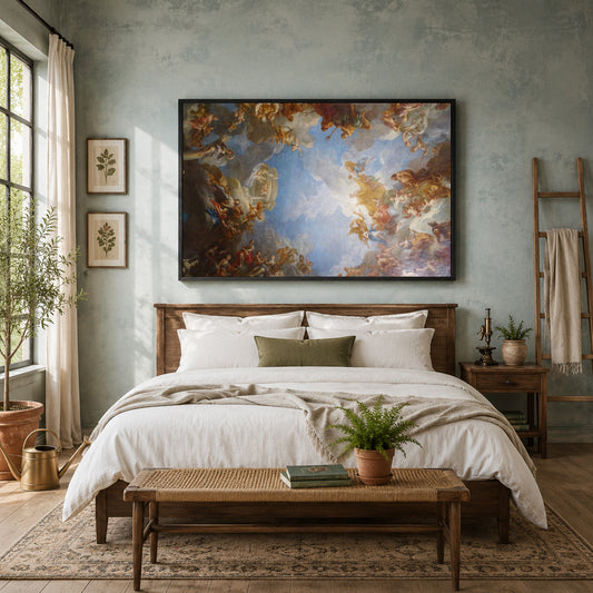 Vintage Baroque Mythological Canvas Wall Art