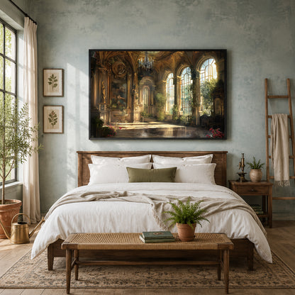 Luxury Palace Interior Canvas Wall Art