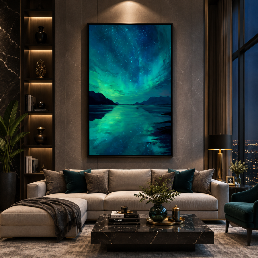 Aurora Borealis Canvas Wall Art