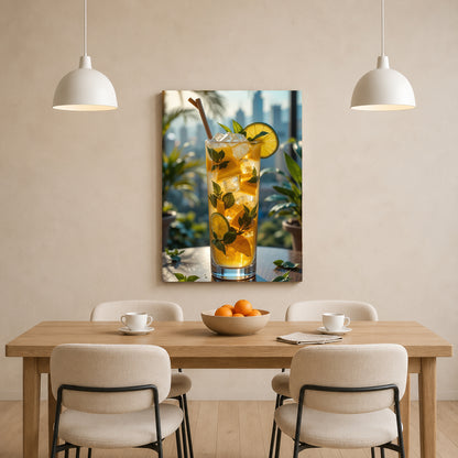 Cocktail Wall Art for Kitchen, Dining Room and Home Bar Decor