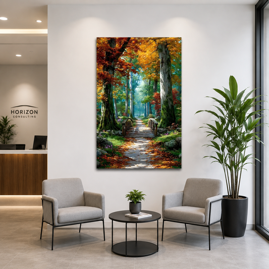 Enchanted Forest Path Canvas Wall Art