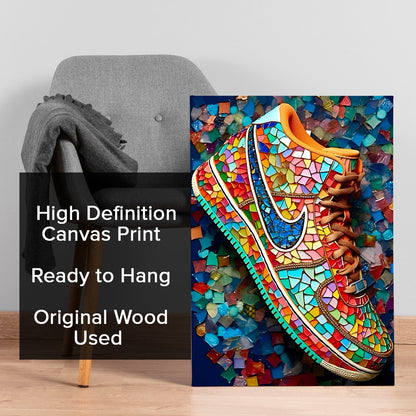 Street Glass Drip Wall Art Painting for Urban Modern Decor