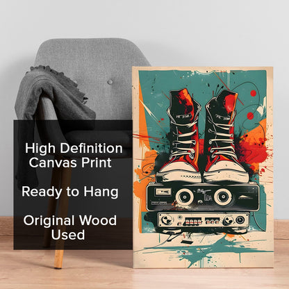 Street Beat Urban Music Wall Art Painting for Modern Interiors