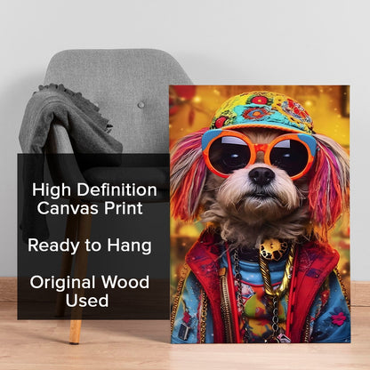 Fur-tastic Vogue Fashion Dog Wall Art for Stylish Home Décor