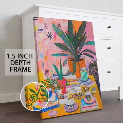 Maximalist Colourful Oil Painting Wall Art for Stylish Decor