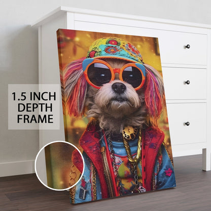 Fur-tastic Vogue Fashion Dog Wall Art for Stylish Home Décor