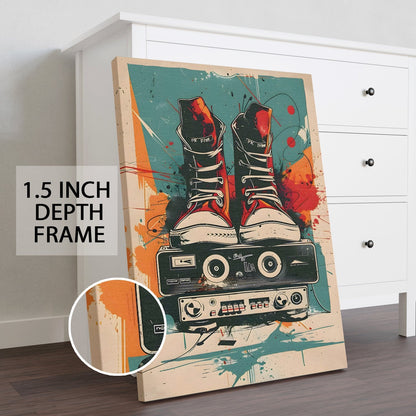Street Beat Urban Music Wall Art Painting for Modern Interiors