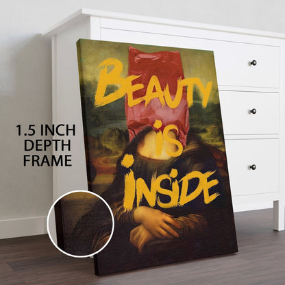 The Graffiti Mona Wall Art Painting for Modern Urban Decor