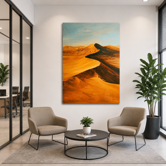 Desert Sand Dunes Canvas Wall Art