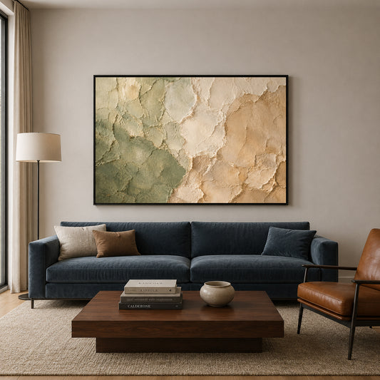 Modern Organic Earth Texture Canvas Art