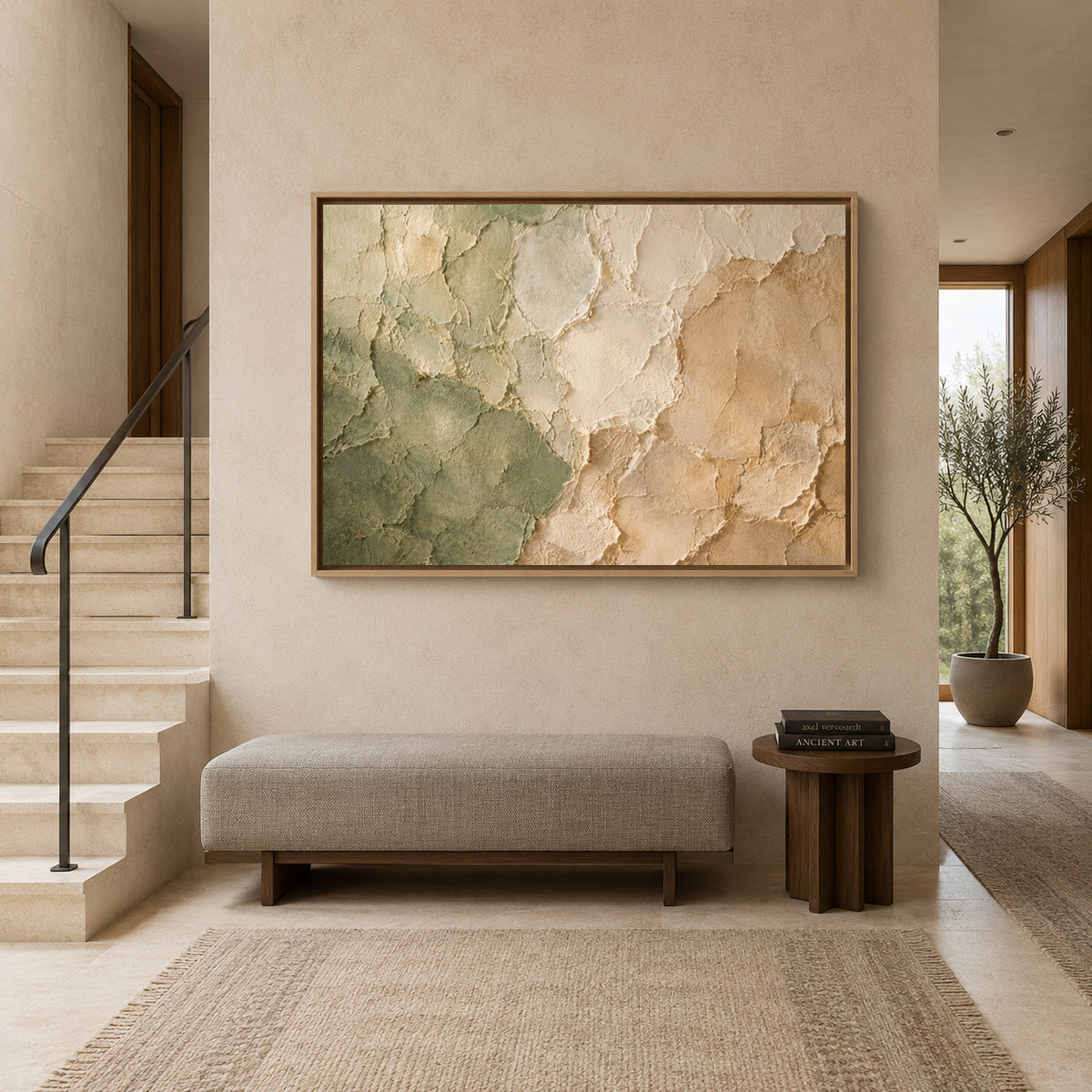 Modern Organic Earth Texture Canvas Art