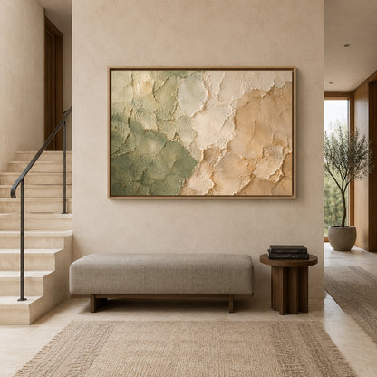 Modern Organic Earth Texture Canvas Art
