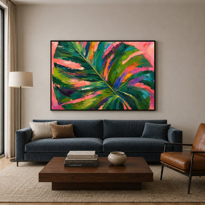 Wild Canopy Expressive Botanical Abstract Canvas Wall Art