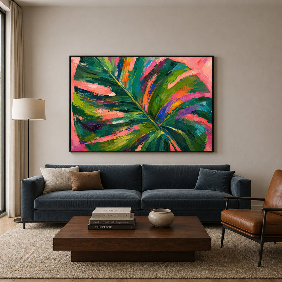 Wild Canopy Expressive Botanical Abstract Canvas Wall Art