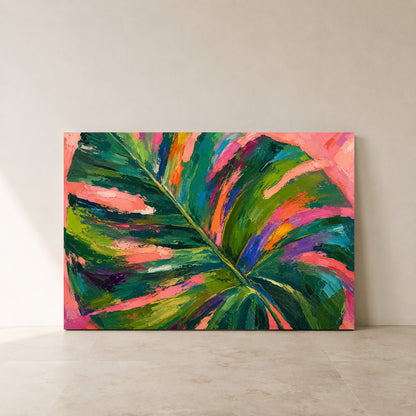 Wild Canopy Expressive Botanical Abstract Canvas Wall Art