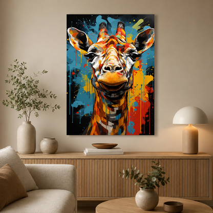 Splashes of Safari Wall Art Painting for Modern Home Decor