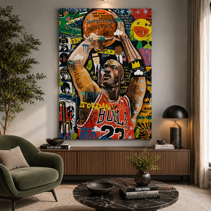 Jordan Street Royalty Wall Art Painting for Urban Style Decor