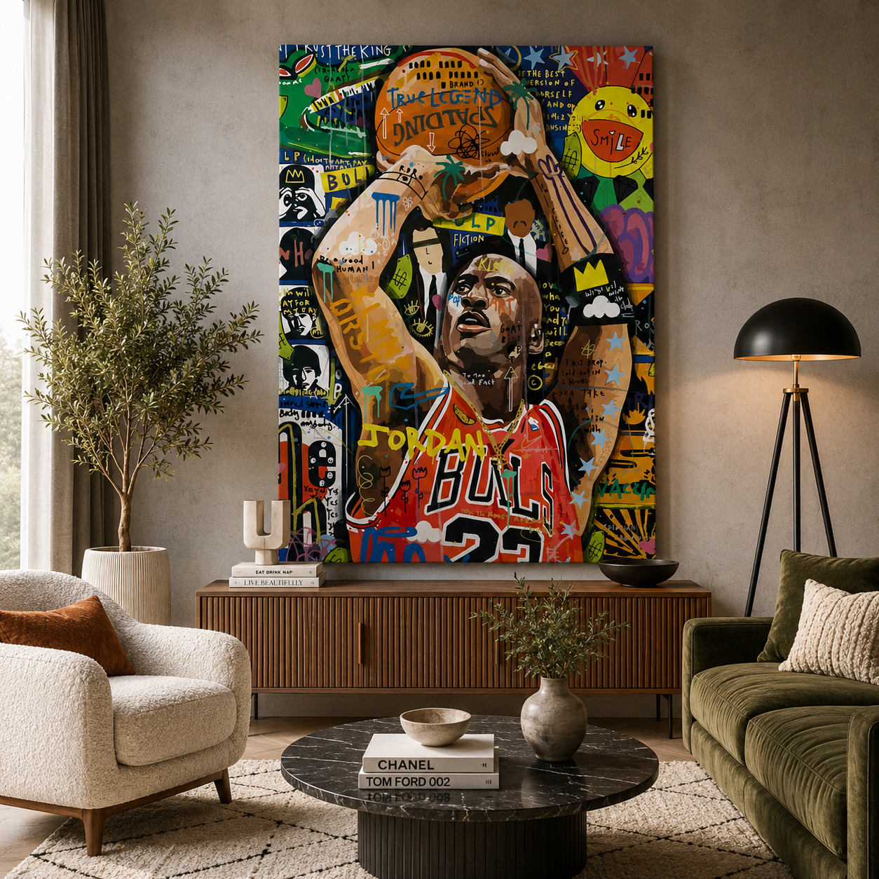 Jordan Street Royalty Wall Art Painting for Urban Style Decor