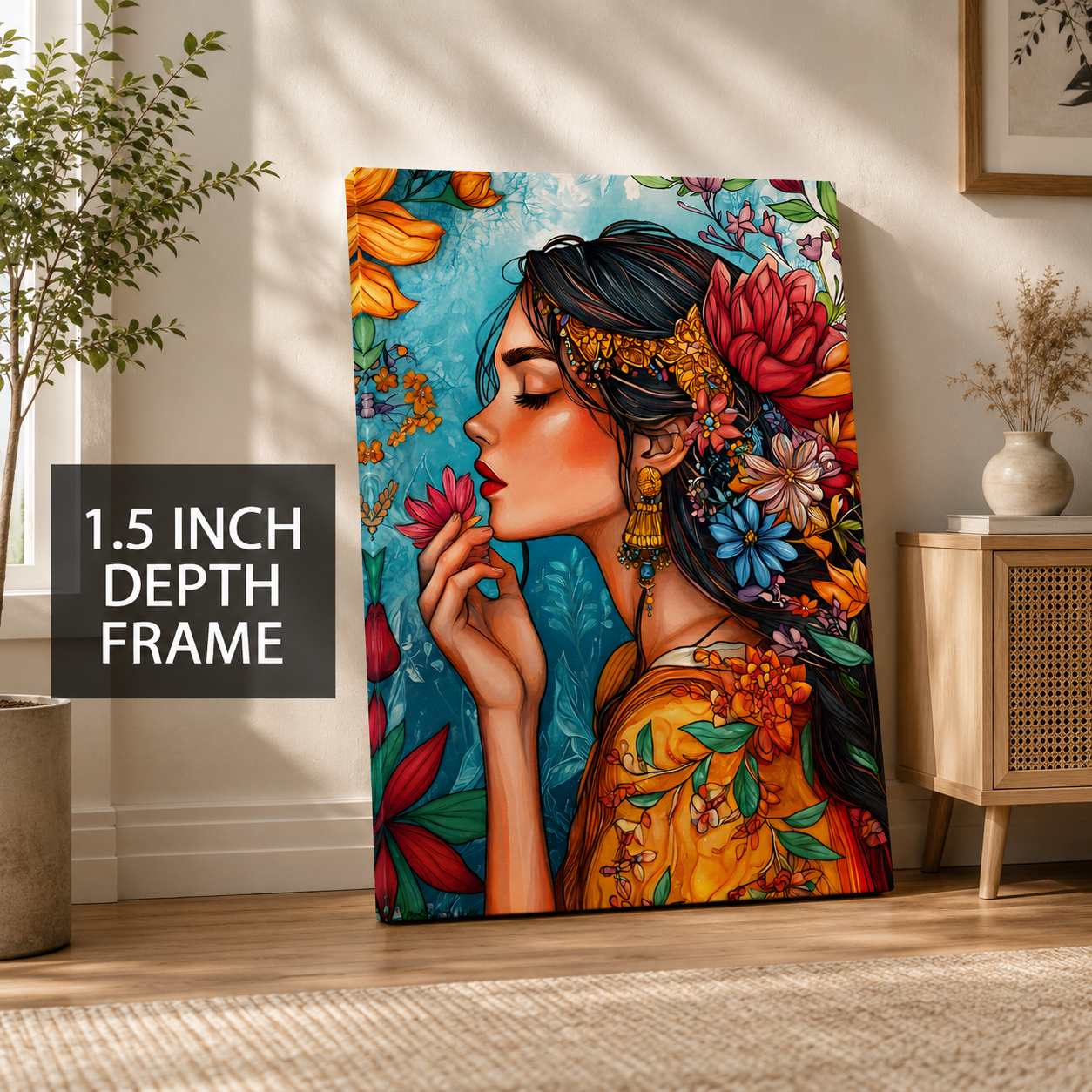 The Blooming Soul Wall Art Painting for Modern Home Decor