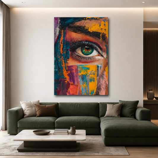Abstract Eye Canvas Wall Art