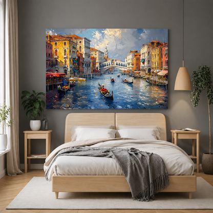 Venice Grand Canal Canvas Wall Art for Living Room Home Decor