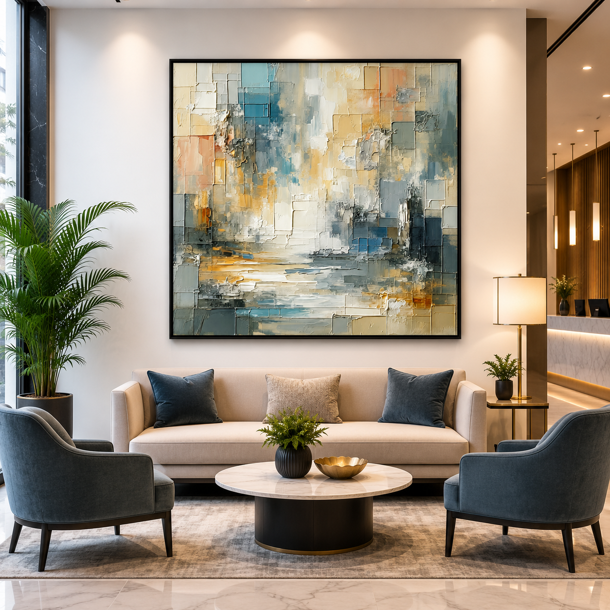 Modern Abstract Landscape Canvas Wall Art
