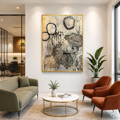 Abstract Geometric Canvas Wall Art