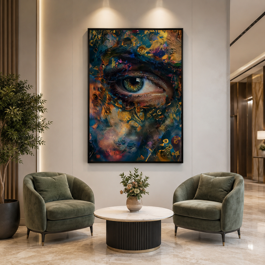 Abstract Eye Canvas Wall Art