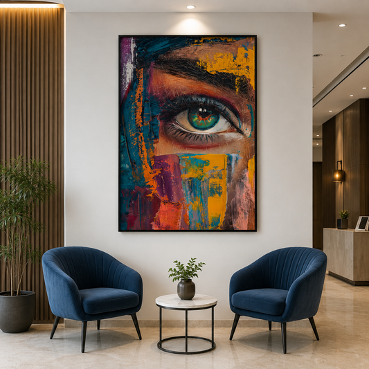 Abstract Eye Canvas Wall Art