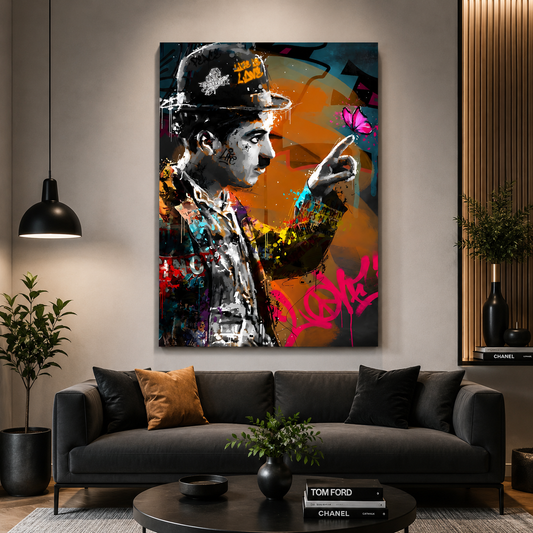The Color of Chaplin Wall Art Painting for Artistic Home Decor