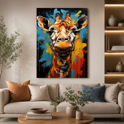 Splashes of Safari Wall Art Painting for Modern Home Decor
