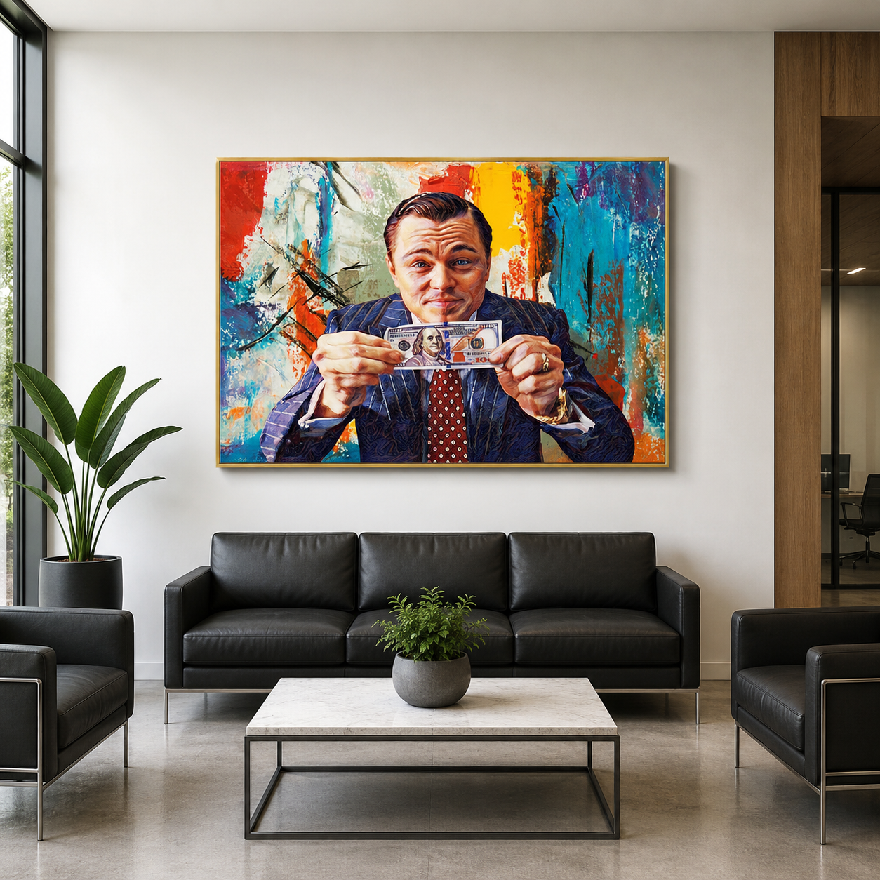 Money Motivation Canvas Wall Art