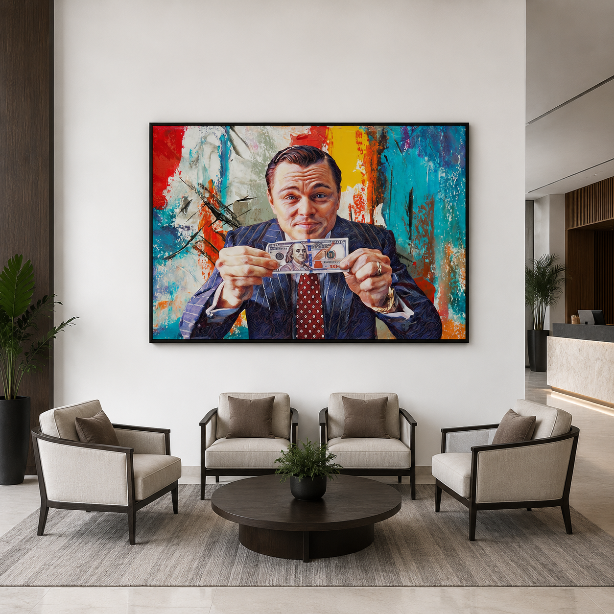 Money Motivation Canvas Wall Art