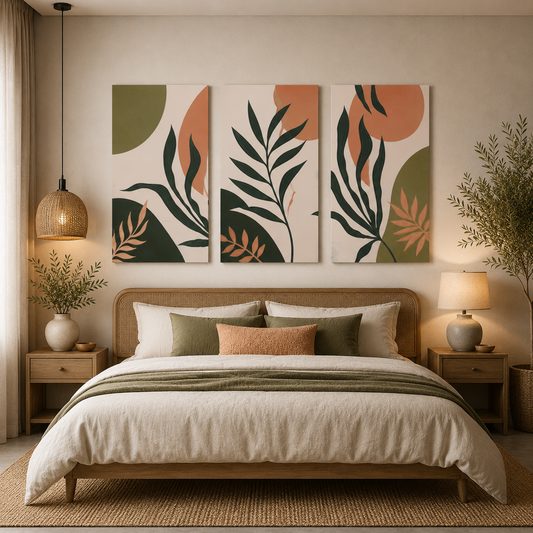 Modern Botanical Canvas Wall Art