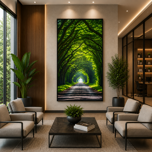 Forest Path Canvas Wall Art