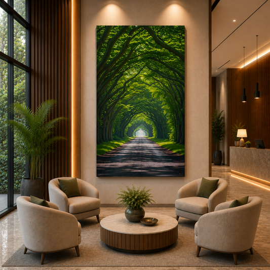 Forest Path Canvas Wall Art