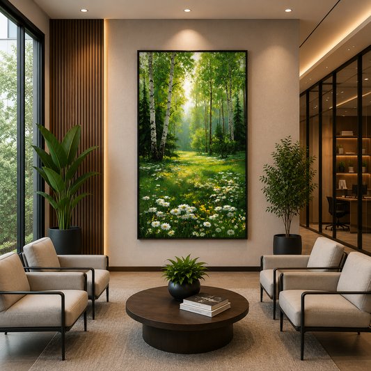 Forest Meadow Canvas Wall Art