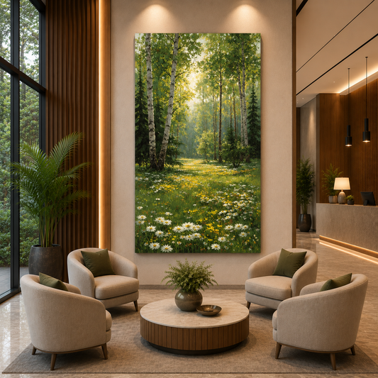 Forest Meadow Canvas Wall Art