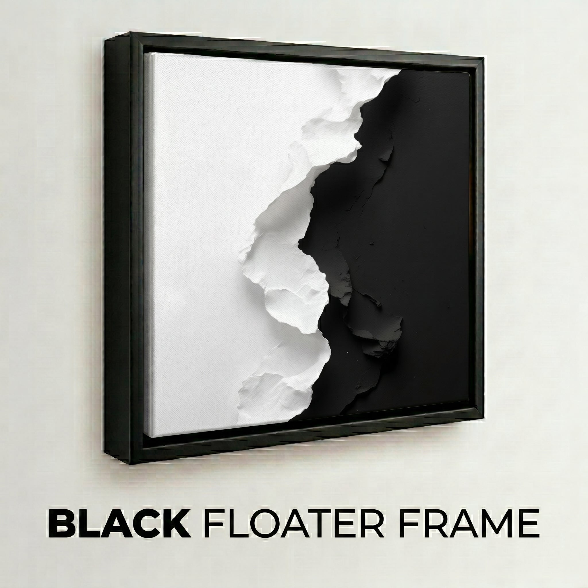 BLACK FLOATER FRAME
