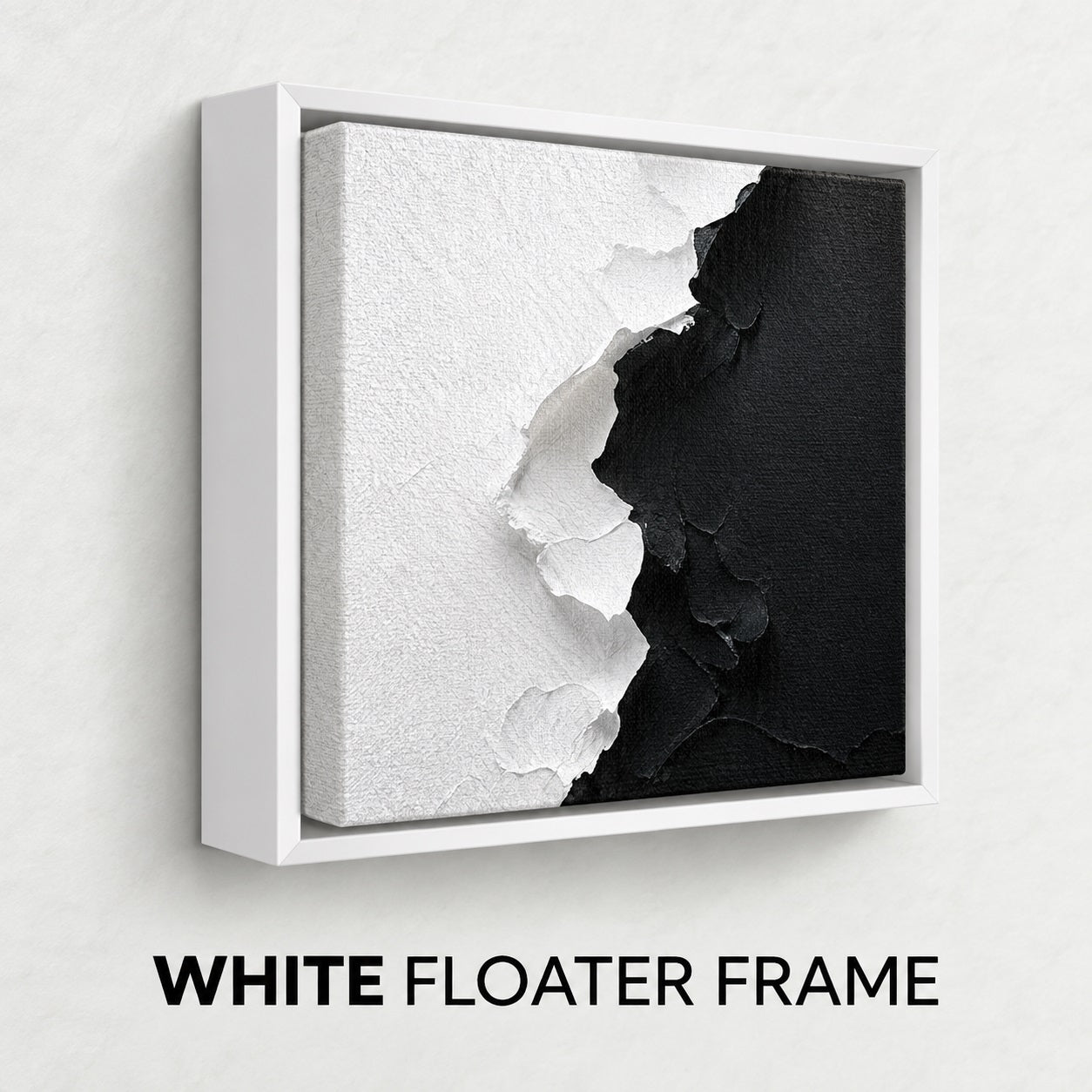 WHITE FLOATER FRAME